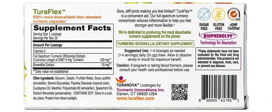 turaflex carton back